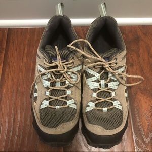Patagonia Llama/Aluminum Leather Mesh Hiking Boots